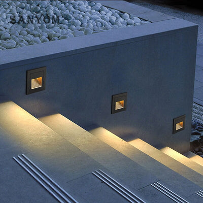 Luminaria LED Empotrable Resistente al Agua para Escaleras y Pasillos - Image 3