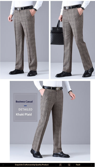 Pantalones Casuales de Cintura Alta Rectos y Holgados para Hombre - Image 11