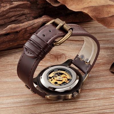 Reloj Automático Steampunk Skeleton para Hombre - Image 6
