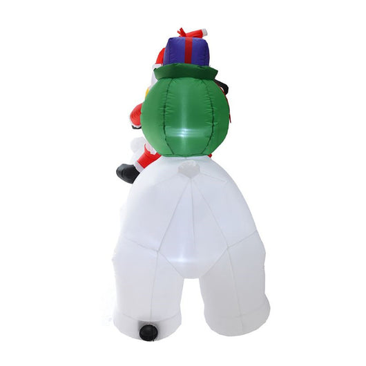 Decoración Navideña Inflable Santa Claus con Luz LED - Soldado Navideño para Jardín - Image 17