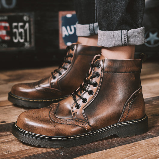 Botas Martin de Invierno Impermeables para Hombre con Caña Alta - Image 8