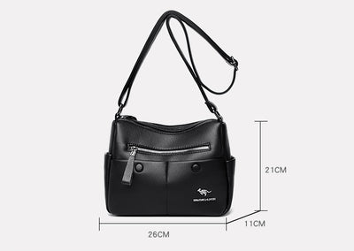Bolso de Cuero Suave para Mamá - Diseño Minimalista y Versátil - Image 28