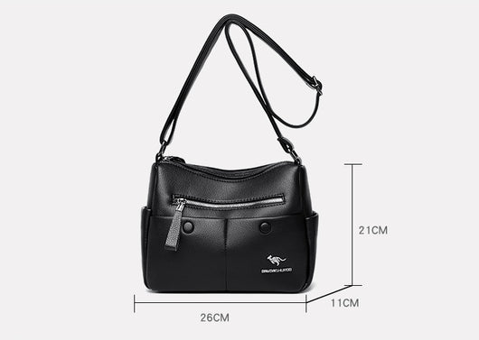 Bolso de Cuero Suave para Mamá - Diseño Minimalista y Versátil - Image 28
