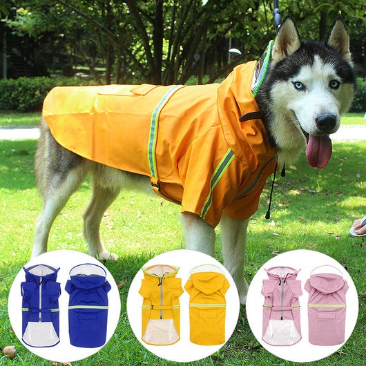Impermeable Reflectante con Capucha para Mascotas - Image 2