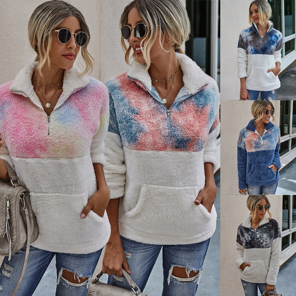 Blusa Tie-Dye Suave con Paneles
