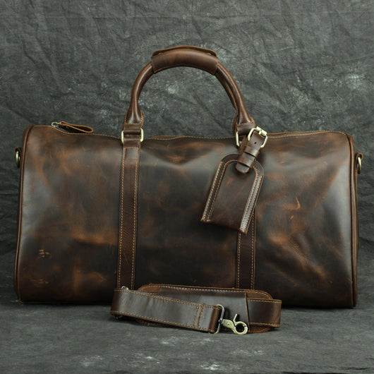 Bolso Bandolera Vintage para Hombre - Bolsa de Viaje Cruzada - Image 11