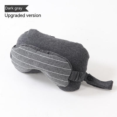 Almohada Cervical 2 en 1 con Máscara de Ojos y Partículas de Espuma