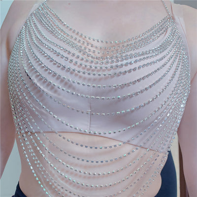 Cadena Corporal de Diamantes Brillantes - Accesorio de Moda Exagerado - Image 5