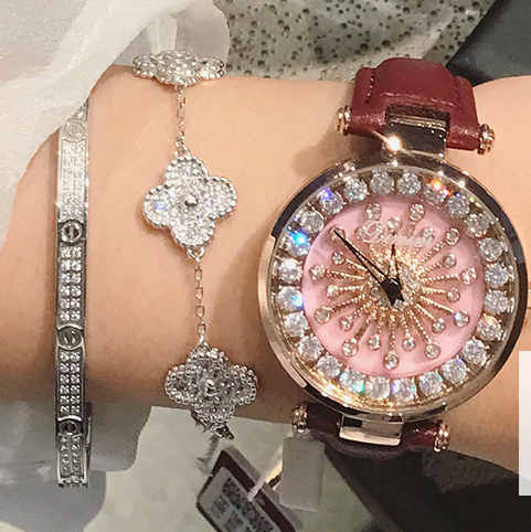 Reloj de Cuarzo para Mujer con Correa de Cuero - Elegancia y Estilo - Image 2