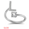 26 Letter English Rings Jewelry Dorado L Opening adjustable