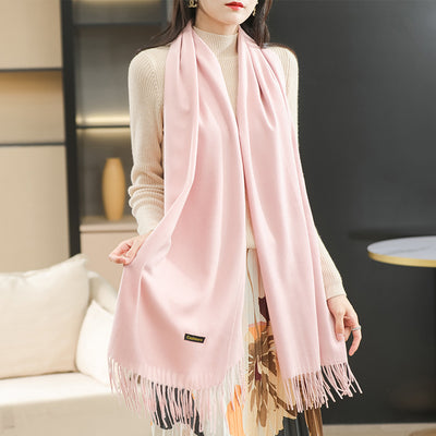 Bufanda Reversible de Cachemira para Mujer - Elegancia Dual - Image 18