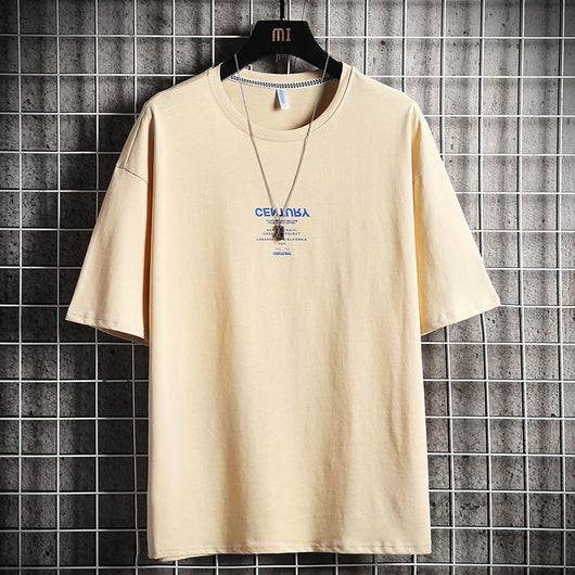 Camiseta Hombre con Estampado de Letras - Image 8