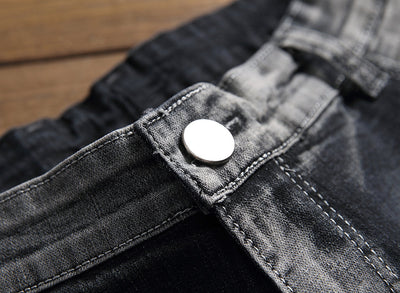 Pantalón Slim con Detalles Rotos para Hombre - Image 9