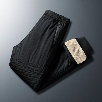 Pantalones Térmicos de Lana de Cordero y Algodón para Hombre - Invierno Resistente al Frío - Image 3