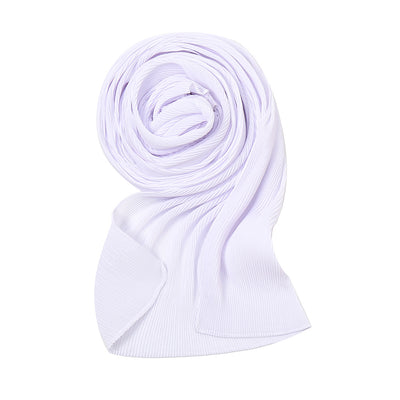 Pañuelo Plisado de Gasa Perlada - Chal Protector Solar para Mujer - Image 7