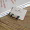 Ladies Fashion Ear Jewelry Shiny Diamond Temperament Type C champagne brown diamond