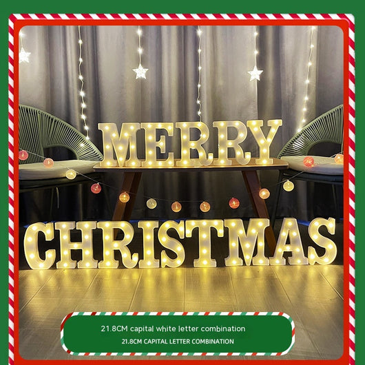 Luces LED Navideñas con Impresión a Color y Letras Personalizables - Image 5