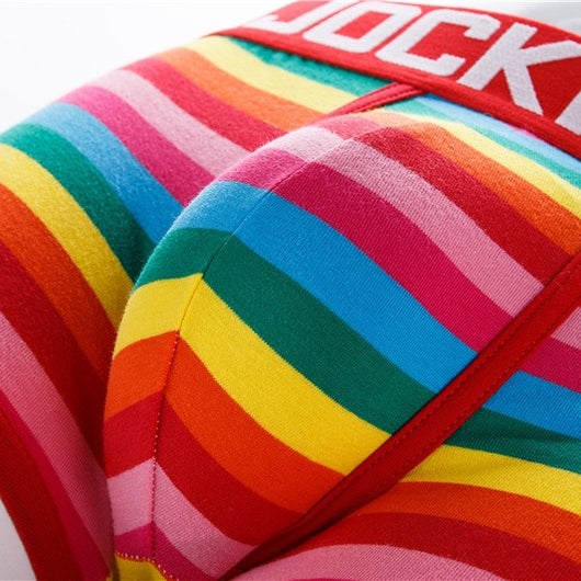 Shorts Personalizados Arcoíris a Rayas para Niños - Image 11