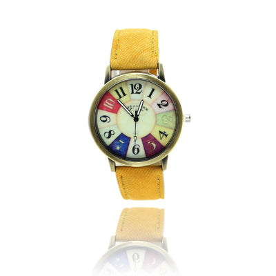 Reloj Denim Vintage Americano con Diseño Graffiti Harajuku - Image 17