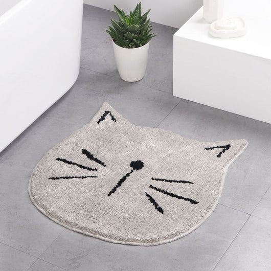 Tapete Absorbente Gato Nórdico para Baño y Entrada - Diseño Infantil - Image 4