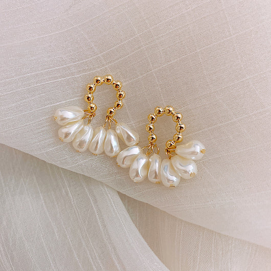 Pendientes de Perlas Barrocas de Agua Dulce - Image 3