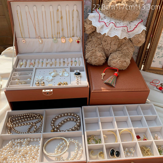 Caja de Almacenamiento Vintage para Joyas de Gran Capacidad - Image 12