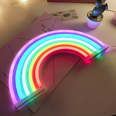 Letrero de Neón LED Arcoíris para Pared