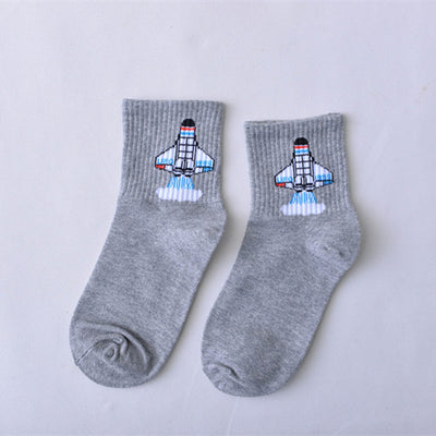 Calcetines Deportivos Cortos con Diseño Literario Divertido - Image 25