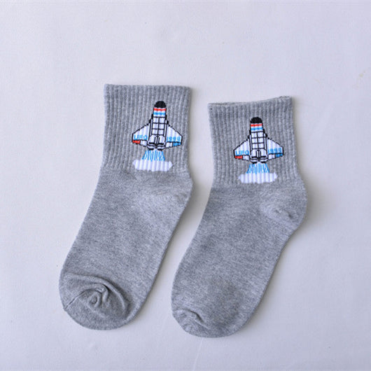 Calcetines Deportivos Cortos con Diseño Literario Divertido - Image 25