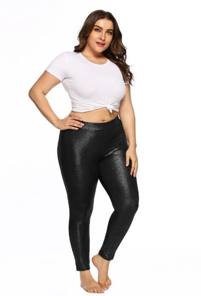 Leggings Brillantes Dorados