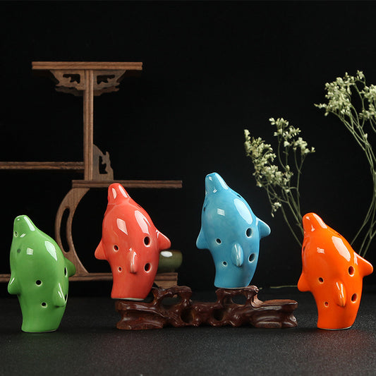 Ocarina de 6 Agujeros Serie Dolphin Upright