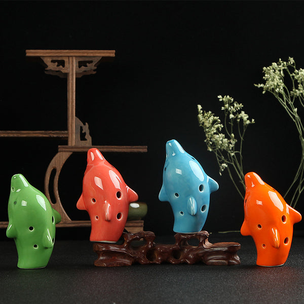 Ocarina de 6 Agujeros Serie Dolphin Upright