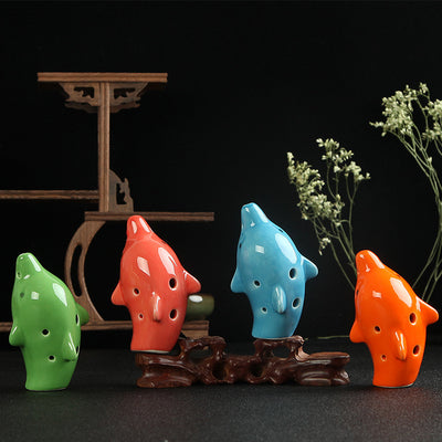 Ocarina de 6 Agujeros Serie Dolphin Upright
