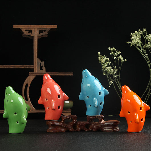 Ocarina de 6 Agujeros Serie Dolphin Upright