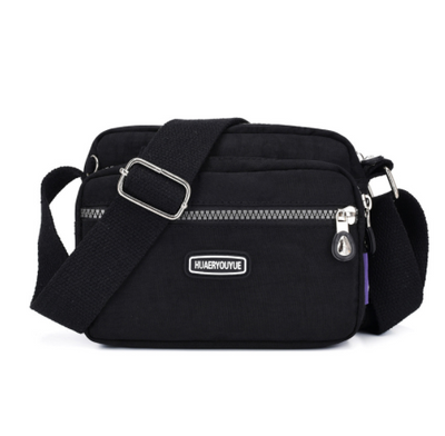 Bolsa Mensajero Cuadrada Pequeña de Nylon - Multicompartimentos Versátil - Image 2