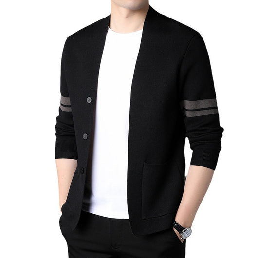 Suéter Versátil de Punto Liso para Hombre - Oficina y Casual - Image 5