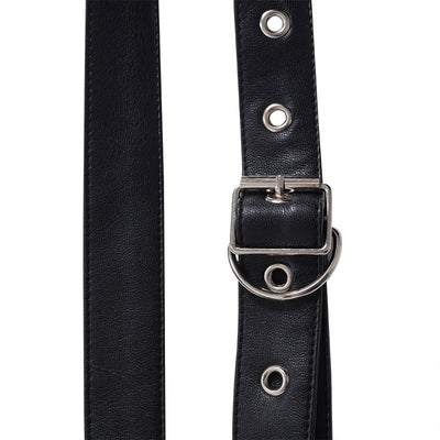 Overol Levantacaderas de Cuero PU con Cintura Ajustable para Mujer - Image 6