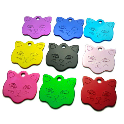 Placa de Identificación para Gato en Alúmina