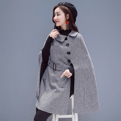 Capa de Lana Elegante - Abrigo Tipo Poncho - Image 4