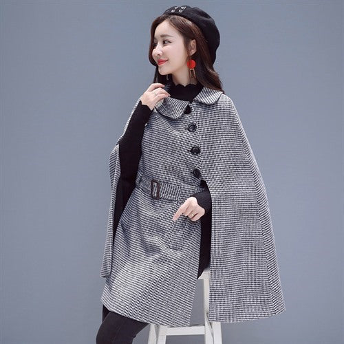 Capa de Lana Elegante - Abrigo Tipo Poncho - Image 4