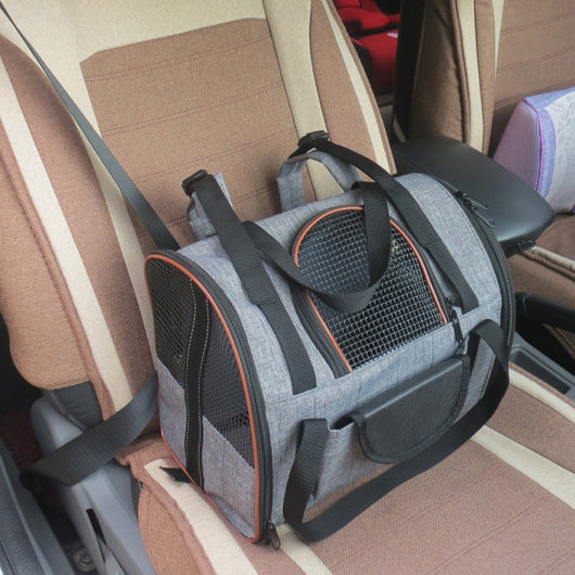 Transportín Plegable Multifuncional para Mascotas - Asiento de Auto para Perros y Gatos - Image 3