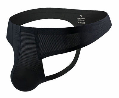 Calzoncillo Tipo Tanga para Hombre Bajo Sexy Sin Costuras con Rayas - Image 37