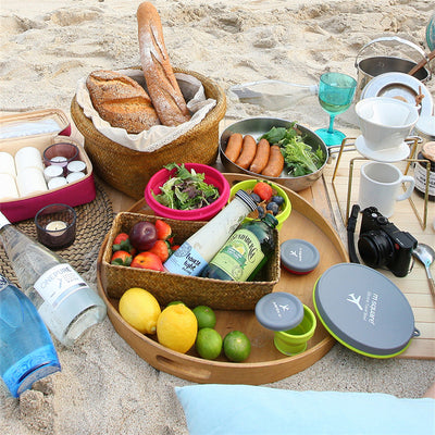 Kit de Cubiertos Plegables con Tazón de Silicona para Viajes y Camping - Image 27
