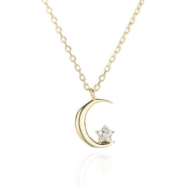 Collar de Plata 925 con Luna y Estrella - Image 5