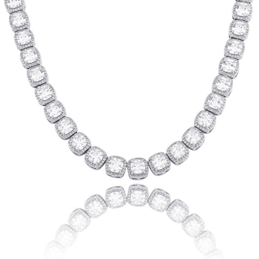 Collar Cuadrado Hip Hop con Circonitas Brillantes - Image 18