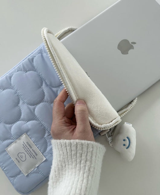 Funda para Tablet con Bordado de Nubes - Almacenamiento Adorable - Image 9