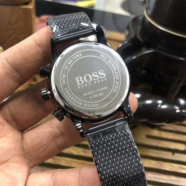 Reloj de Hombre con Malla y Movimiento Quartz de 5 Agujas