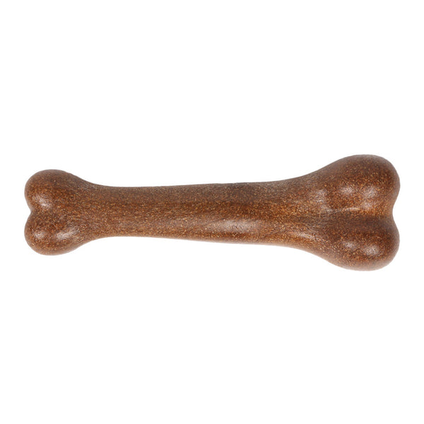 Juguete Masticable para Perros con Forma de Hueso - Limpiador de Dientes