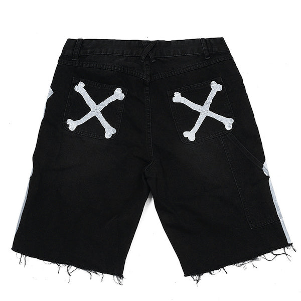 Shorts de Mezclilla con Estampado