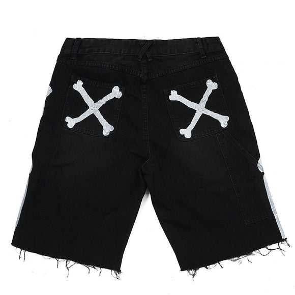 Shorts de Mezclilla con Estampado